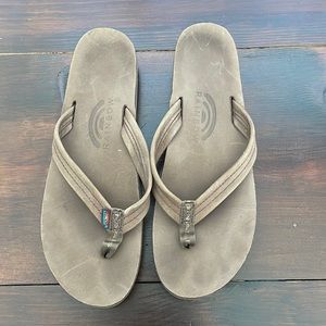 Rainbow sandals - size 8